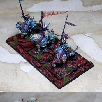 Demigryph knights by Gruumsh