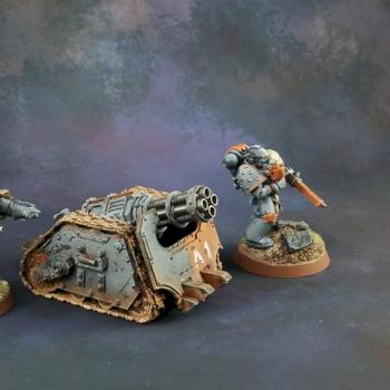 Space Marines Quad Mortar by Valkom
