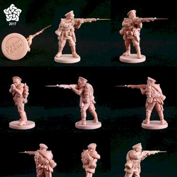 Russian soldier, WWI by phantom