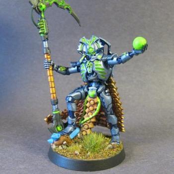 Necron Overlord by mikecarrero