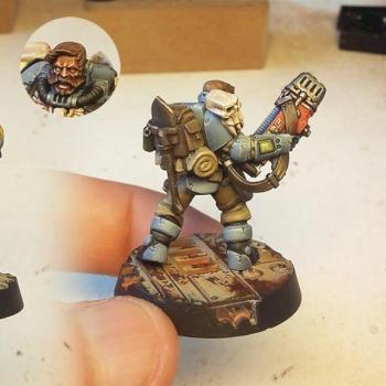 Space Wolves scout with Plasma gun by VinZ