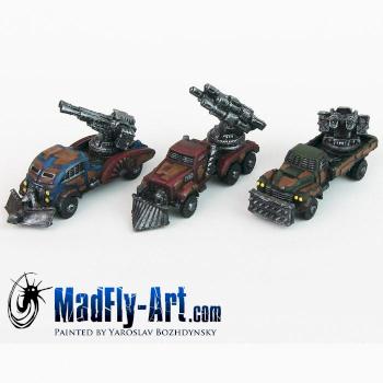 Gun Wagons by MadFlyArtStudio