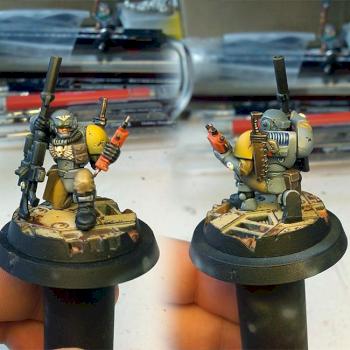 Space Wolves scout with sniper rifle #1 by VinZ