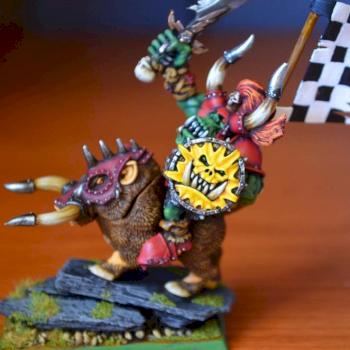 Grotfang Garra'ierro / Grotfang Ironclaw / Orc Warboss by Grimgor piel ierro