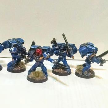 Ultramarine Assault Squad by Jam180