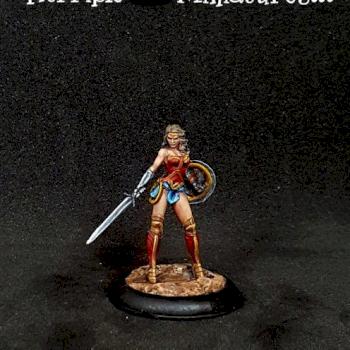 Wonder Woman - DC Miniature Game by Horrible_miniature