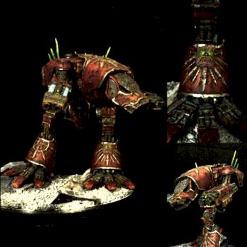 Chaos warhound titan by SaucyBoy