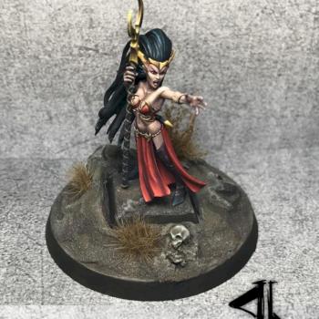 Dark Elves - Sorceress by RagnarBlack