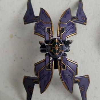 Starviper Repaint Purple and Gold (X-wing Miniatures) by Neodreadnaut