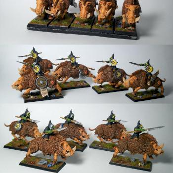 Night Goblin Boar Rider by Zoggi