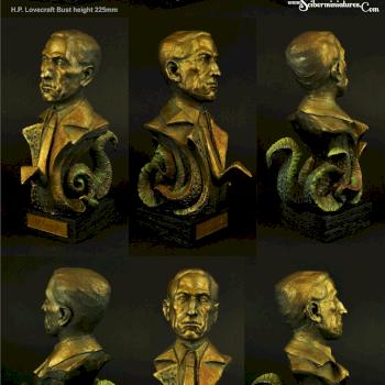 H. P. Lovecraft bust 225mm by Scibor