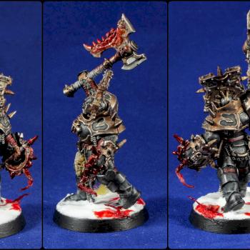 Khorne Blood Warrior by MiniHammerStudios