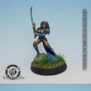 Female warrior by miniking