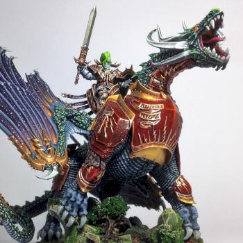 Skeleton Knight on Stardrake by AdeptusIgnika