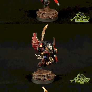Blood Angels Chaplain With Jump Pack by Mad Crow Studio