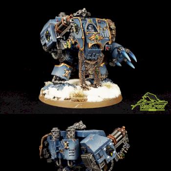 Space Wolves Venerable Dreadnought magnetized by Mad Crow Studio