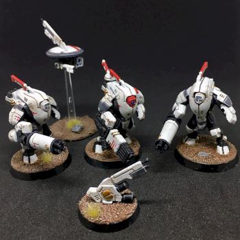 Tau Stealth Suit team by Qasiel