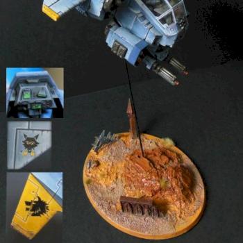 Space Wolf Stormtalon by BadKarma