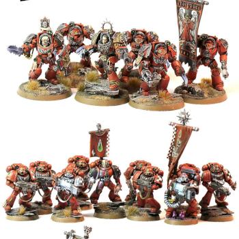 4th Company of Blood Angels Chapter/ Armies on Parade Finalist by Borsti