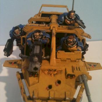 Space Marine Land Speeder Storm by Calabongo