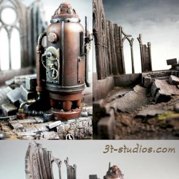 Gothic Steampunk Ruins by Terraformer