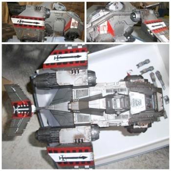 Grey Knights Stormraven Gunship by Spazmoni