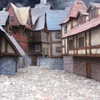 Scratch built buildings by Shadowwolf