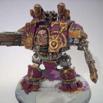 Emperor's Children Dreadnaught WIP by Vyracon