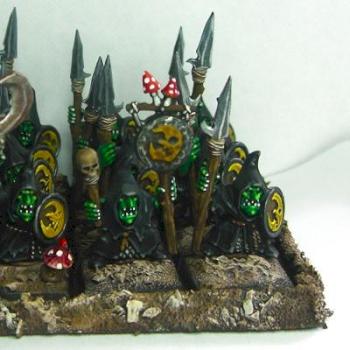 Night Goblin Spear Regiment by richyp