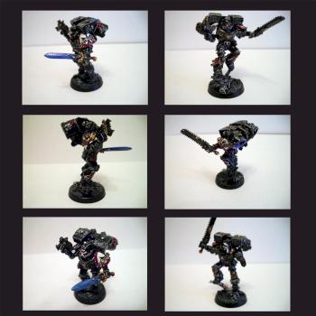 Black Templar's Assault Veterans (2) by Scott Edwards