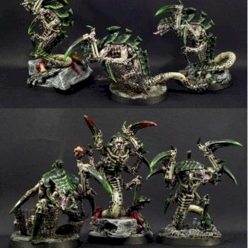 Tyranid Raveners of Hive Fleet Juggernaut by Xcorac