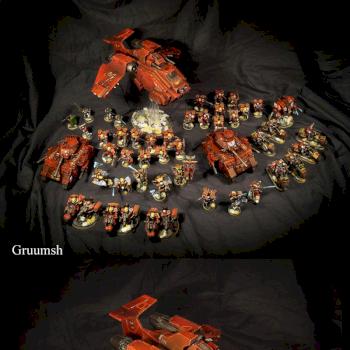 Blood Angels space marines Army by Gruumsh