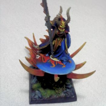 Scorcerer Lord of Tzeentch by WeeDawg