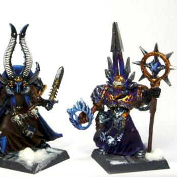 Scorcerer's of Tzeentch & Slaanesh by WeeDawg