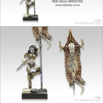 Shadow Elf Witch - Army Standard Bearer by khainder