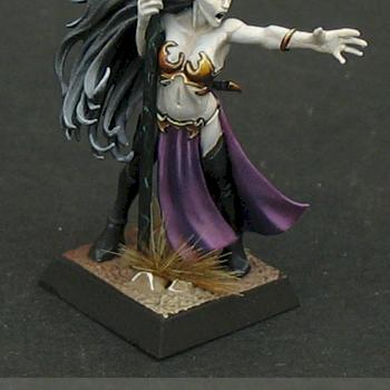 Dark Elf Sorceress Storm of Magic by thefigurecorner