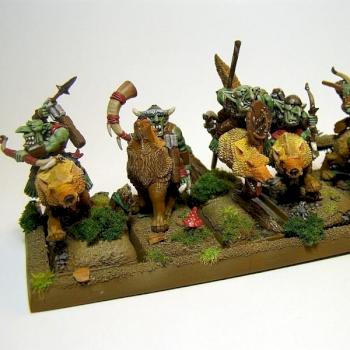 Goblin wolf riders by LukaszCyranski