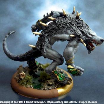 Feral Warpwolf by adary