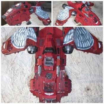 Blood Angels Stormraven Gunship by Spazmoni