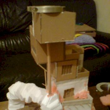 The starting point for my ork watch tower by Christiancollett