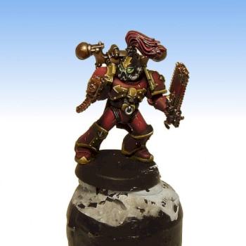 w i p,chaos marine by miniatureheaven