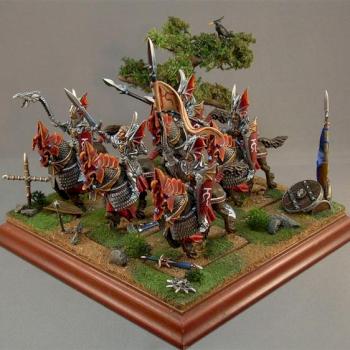High Elves Dragon Prince's On Display Base by darkstudios