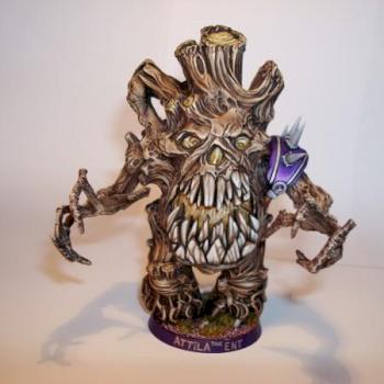 Blood Bowl treeman / treelord Starplayer by maxthebigboss