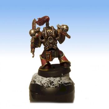 w i p ,chaos marine (back) by miniatureheaven