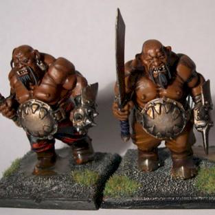First painted minatures by twohooks
