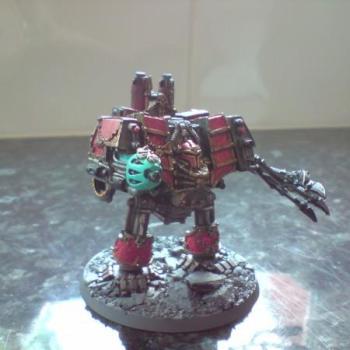 khorne chaos dreadnought by discipleofkhorne