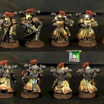 Another chaos chosen space marines by Idler studio