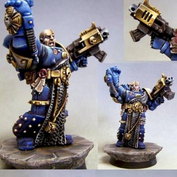 Captain Aurelius - Ultra Marines by LunchBox