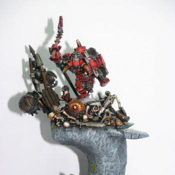Seigneur Ork sur socle Harry the hammer by PiranhaBruno