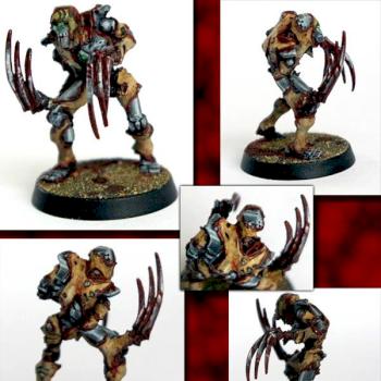 NMM Necron Flayed One in Catachan Imperial Guard Skin by Risen